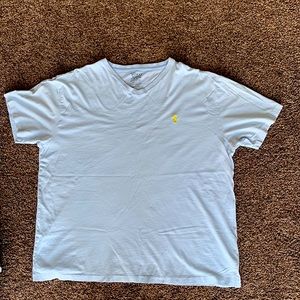 Light Blue Polo Ralph Lauren V Neck t shirt